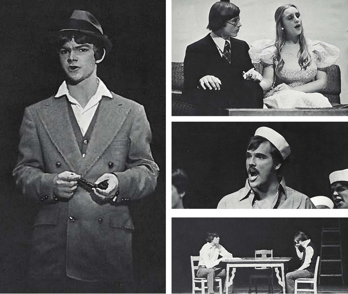 various photos from Turpin's inaugural theatre season